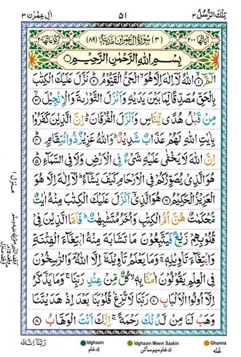 Surah Al Imran (Family Of Imran) - Meri Web