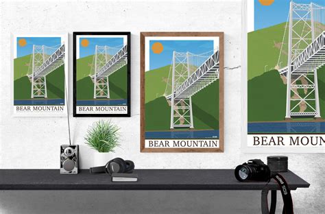 Bear Mountain Bridge – LOST DOG Art & Frame