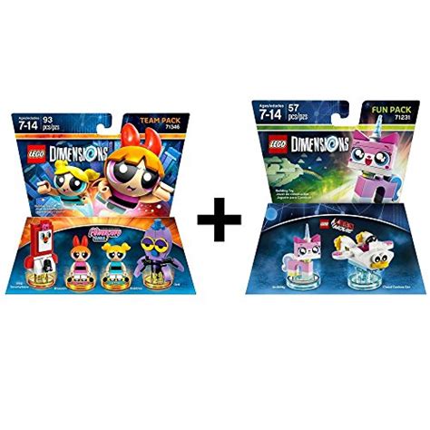 Buy Lego Dimensions Powerpuff Girls And LEGO Movie Unikitty Bundle ...