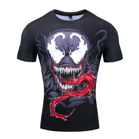 Venom T Shirts Printed Compression Cosplay Costume Men Short Sleeve T ...