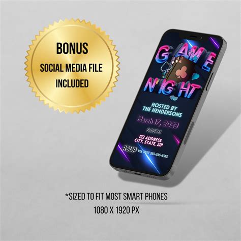 Custom Game Night Invitation, Game Night Flyer, Game Night Evite ...