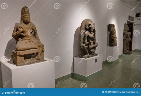 Ancient Sculptures In The National Museum Of India In New Delhi ...