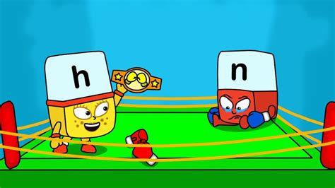 Alphablocks H Win - Alphablocks coloring story - YouTube