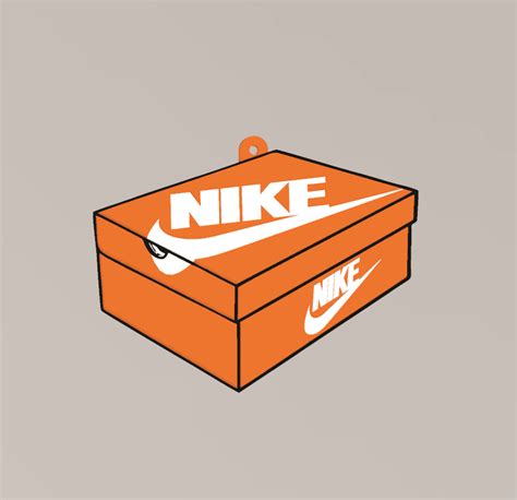 STL file Keychain Nike Box /// keychain Nike Box・3D printable model to ...