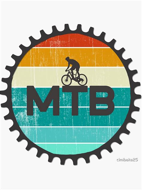 "Vintage MTB - Retro Mountain Bike " Sticker by cimibaka25 | Redbubble