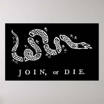 Join or Die Print | Just Sold on Zazzle