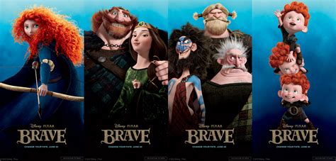 Pixar Corner: New 'Brave' Character Posters, New Plot Details