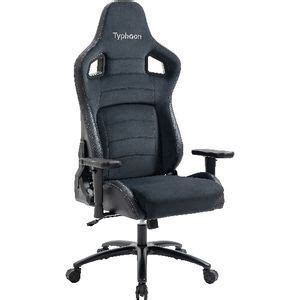 Typhoon Viper XL Gaming Chair Fabric Black | Officeworks