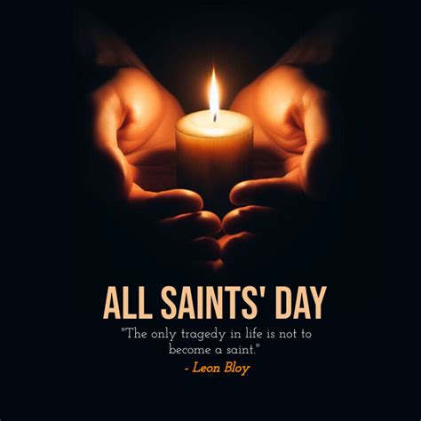 All Saints Day Quotes and greetings Template | PosterMyWall