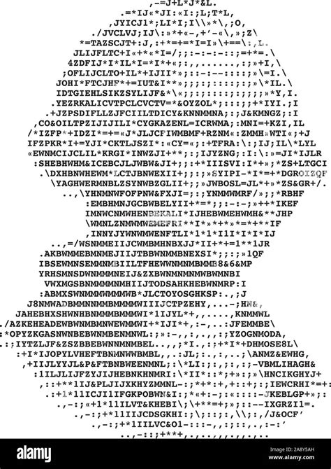 Ascii art Banque d'images vectorielles - Alamy