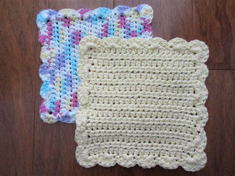 How to crochet a dishcloth. washcloth - Easy step by step for beginners ...