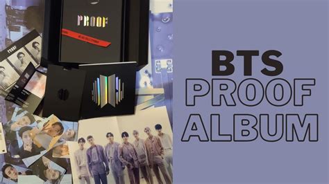 Unboxing Proof Album #bts #unboxing #proof - YouTube