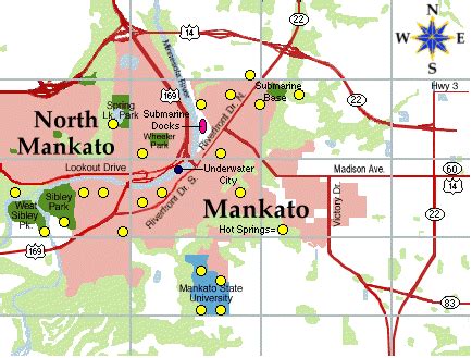 Mankato, MN Map