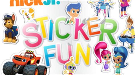 Nick Jr. Sticker Fun! - Free Online Games