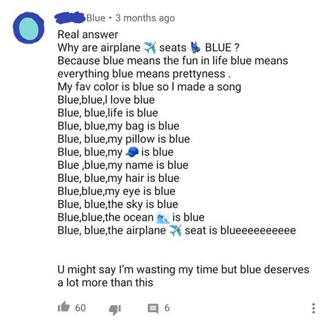 A bluetiful song about the definition of blue. : r/youngpeopleyoutube