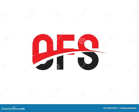 OFS Letter Initial Logo Design Vector Illustration Stock Vector ...