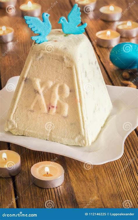 Paskha - Traditional Russian Easter Dessert Stock Image - Image of ...