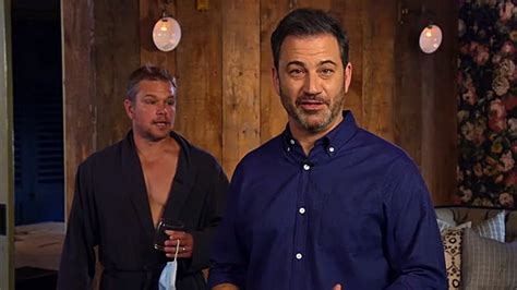 Jimmy Kimmel Is Taking the Summer Off and Matt Damon Is Not Happy ...