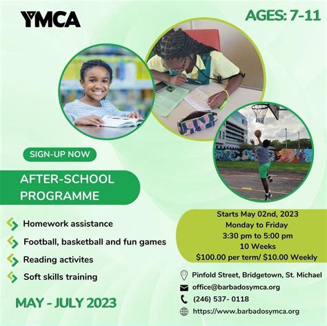 YMCA After-School Programme - What's On In Barbados 2023-05-02 to 2023 ...