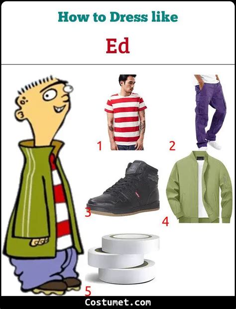 Ed Edd n Eddy Costume for Cosplay & Halloween 2023 | Fantasias