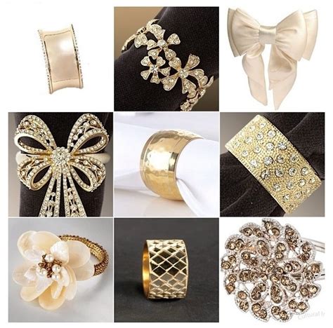 Napkin Rings | Napkin rings, Napkins, Fancy table