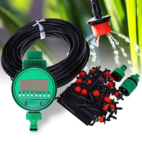 25m DIY Micro Drip Irrigation System Plant Self Automatic Watering ...