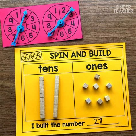 Place Value Math Centers | Math center activities, Kindergarten math ...