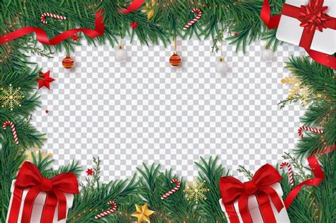 Free Vector | Merry christmas Background with Realistic Christmas ...