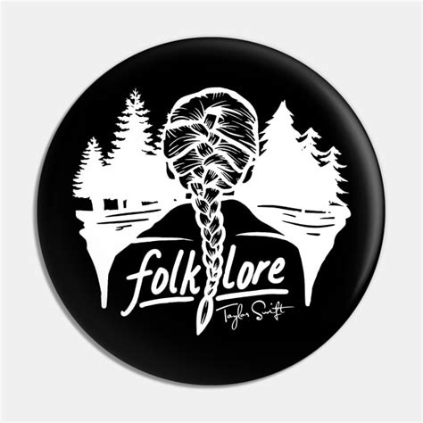 Taylor Swift Folklore Silhouette Aesthetic - Taylor Swift - Pin | TeePublic