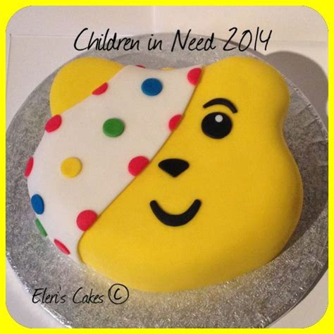 Pudsey Bear cake :) | School cake, Cake, Novelty cakes