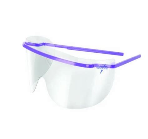 Medline Clear Safety Eyewear with Assembled Frame and Lens, For ...