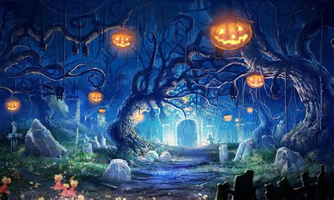 Forest Halloween Wallpapers - Wallpaper Cave