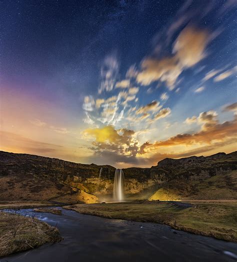 SELJALANDSFOSS BY NIGHT | Czakó Balázs Fotógráfia