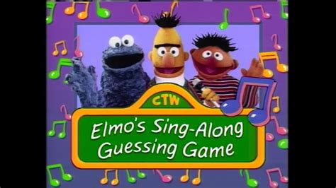 Sesame Songs Home Video - Elmo's Sing-Along Guessing Game (50fps) - YouTube