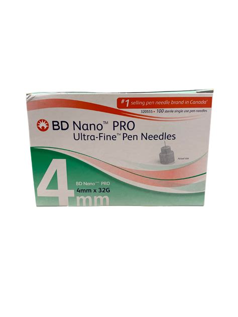 BD Nano PRO Ultra-Fine Pen Needle 4mmx32G 100 Count – Pharmacy For Life