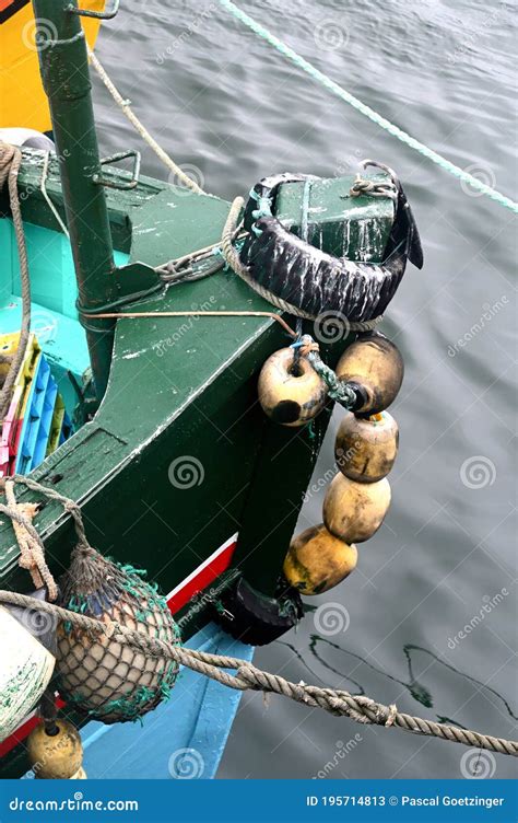 Fishing Vessel, Trawler in a Fishing Harbour Stock Image - Image of ...