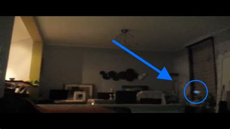 Blue orb ufo appearing between many white spirit orbs (Real spirit orbs ...