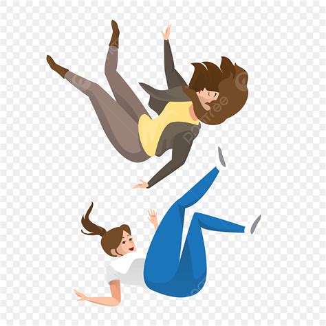 Person Falling From Sky Clipart