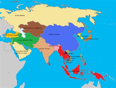 Alternate History Map Of Asia by gamekiller12 on DeviantArt