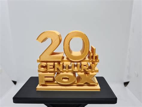 20th Century Fox LOGO No Support STL 3D Print Files - Etsy New Zealand