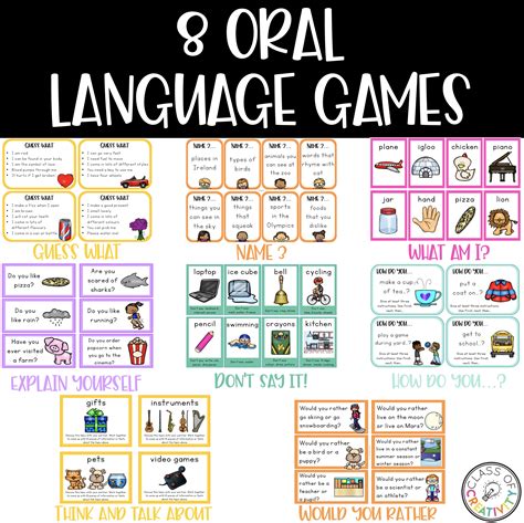 8 Oral Language Games for the Primary Classroom