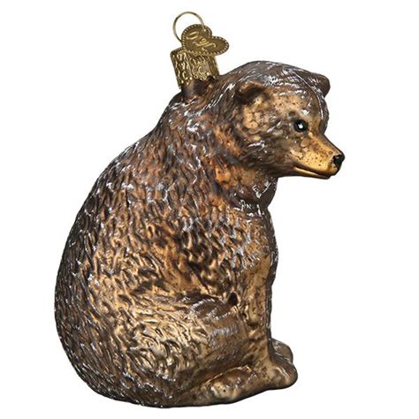 Vintage Bear Glass Ornament | Old World Christmas | Holiday Decor