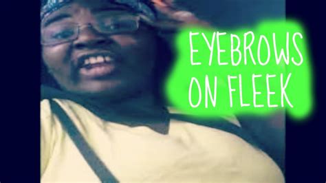 Eyebrows On Fleek Dafuq Song - EyebrowShaper