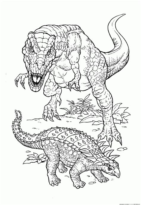 Jurassic World Indominus Rex Coloring Page - subeloa11