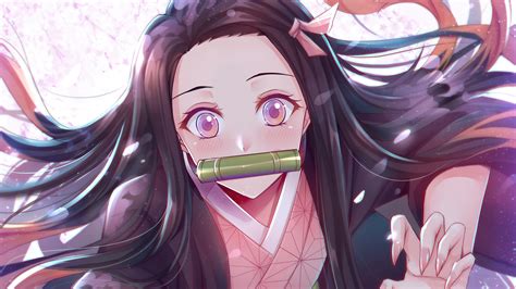 Demon Slayer Kimetsu no Yaiba, Anime, 鬼滅の刃, Nezuko Kamado 4k, HD ...