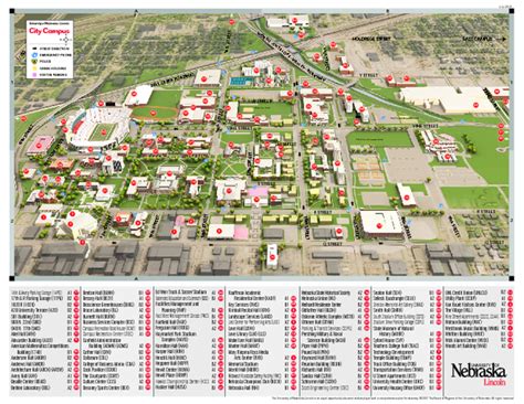 University of Nebraska - Lincoln Map - Lincoln Nebraska • mappery