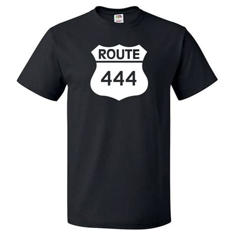 ShirtScope - Route 444 Sign Shirt Highway 444 Sign T Shirt Gift ...