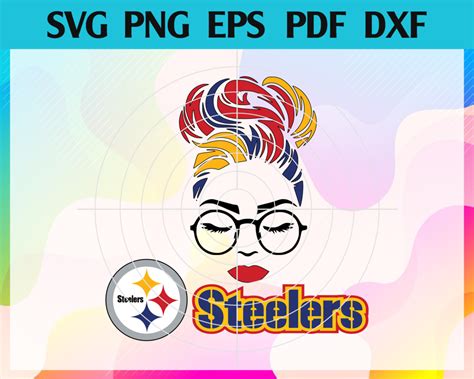 Pittsburgh Steelers Girl NFL Svg, Pittsburgh Steelers, Pittsburgh svg ...