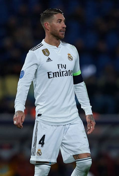 Sergio Ramos of Real Madrid looks on during the Group G match of the ...