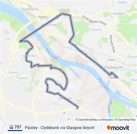 757 Route: Schedules, Stops & Maps - Clydebank (Updated)